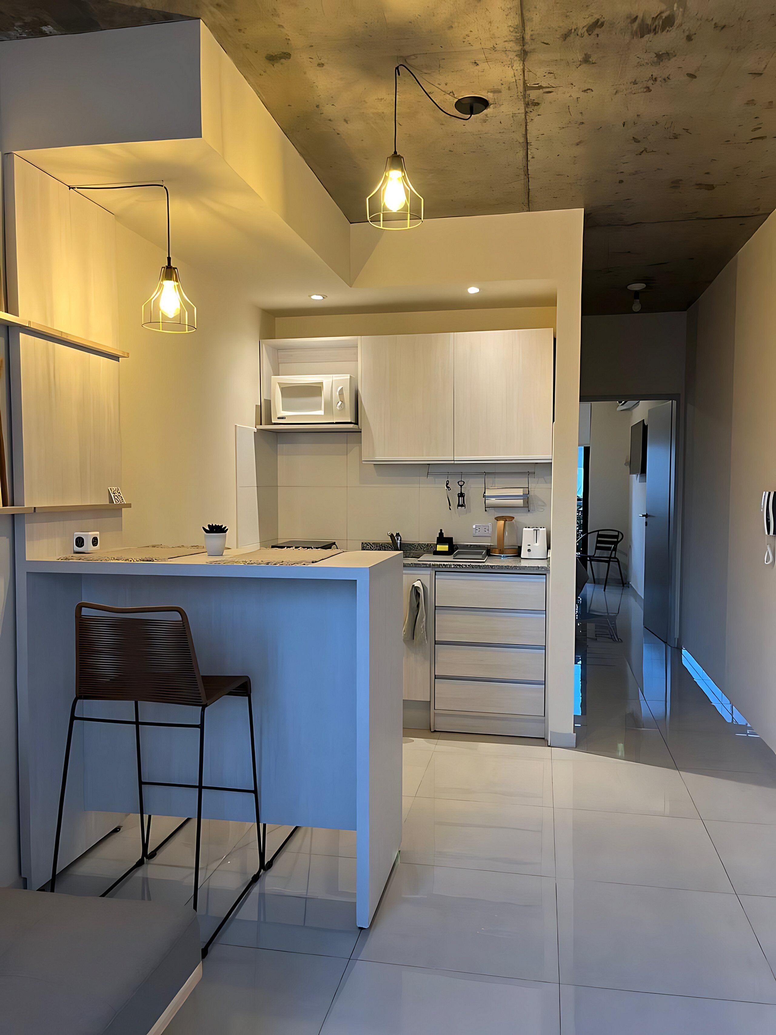 Refrigerador, microondas, horno y tostadora 