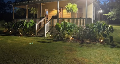Charming 3-bedroom farmhouse, w/fire pit, game room and outdoor space in Guyton