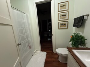 Towels, soap, toilet paper