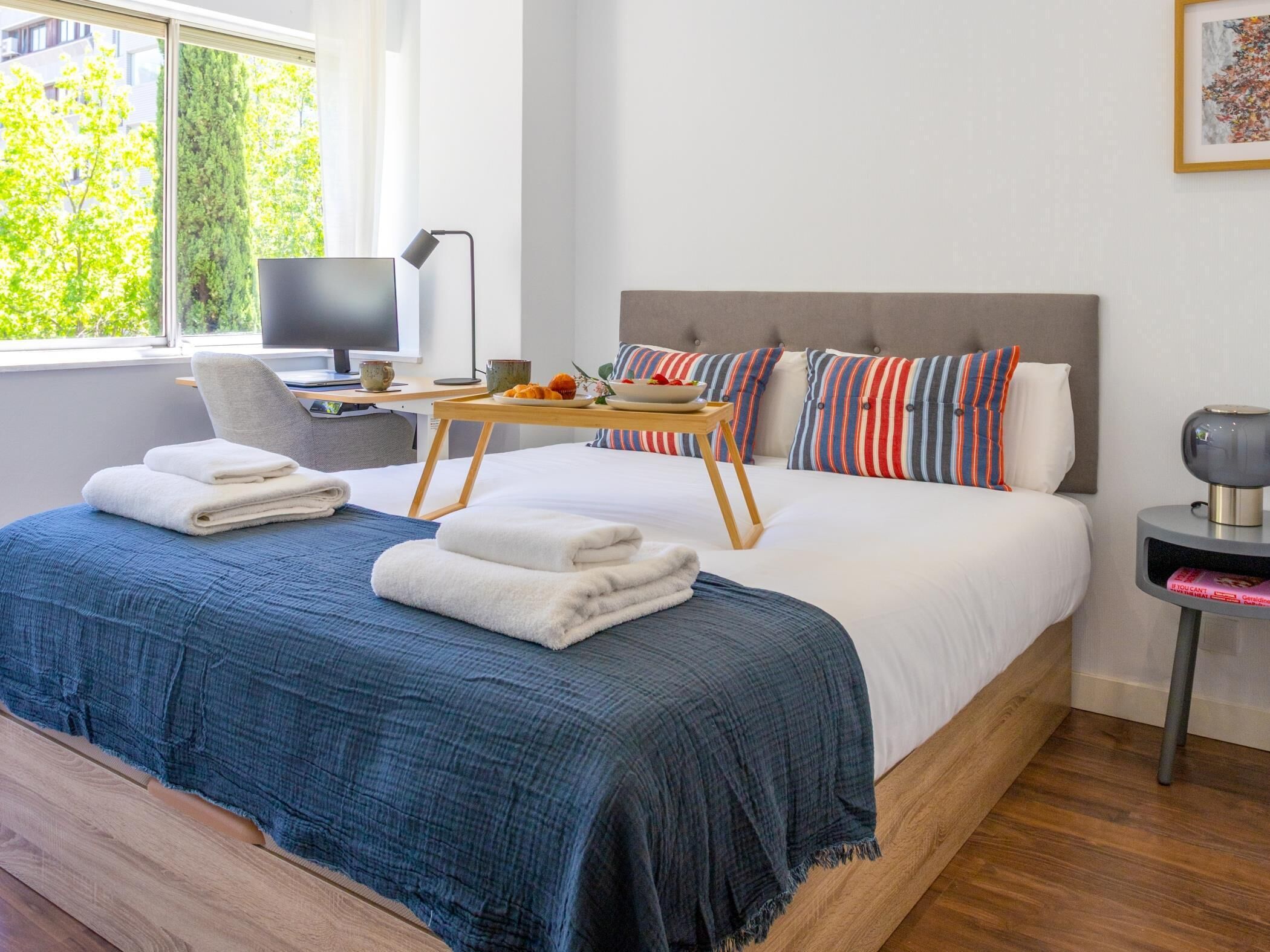 1 bedroom, iron/ironing board, internet, bed sheets