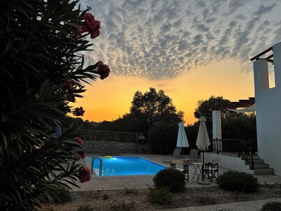 Relaxing private Villa with swimming pool nestled among Olive Groves