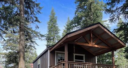 Cozy and charming little cabin nestled up in the trees ,in columbia falls MT