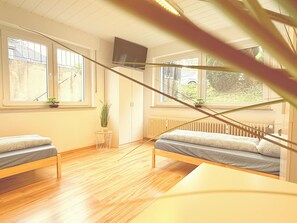 3 chambres, fer et planche Ă repasser, Wi-Fi, draps fournis