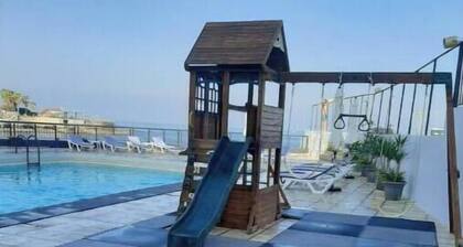 Studio with great seaview, beach and pool access