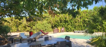 Comfortable type 3 in property on 1200m² with swimming pool, country setting.