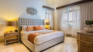 Premium bedding, memory foam beds, minibar, in-room safe