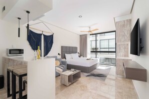 Departamento, 1 habitación, para fumadores | Sala de estar