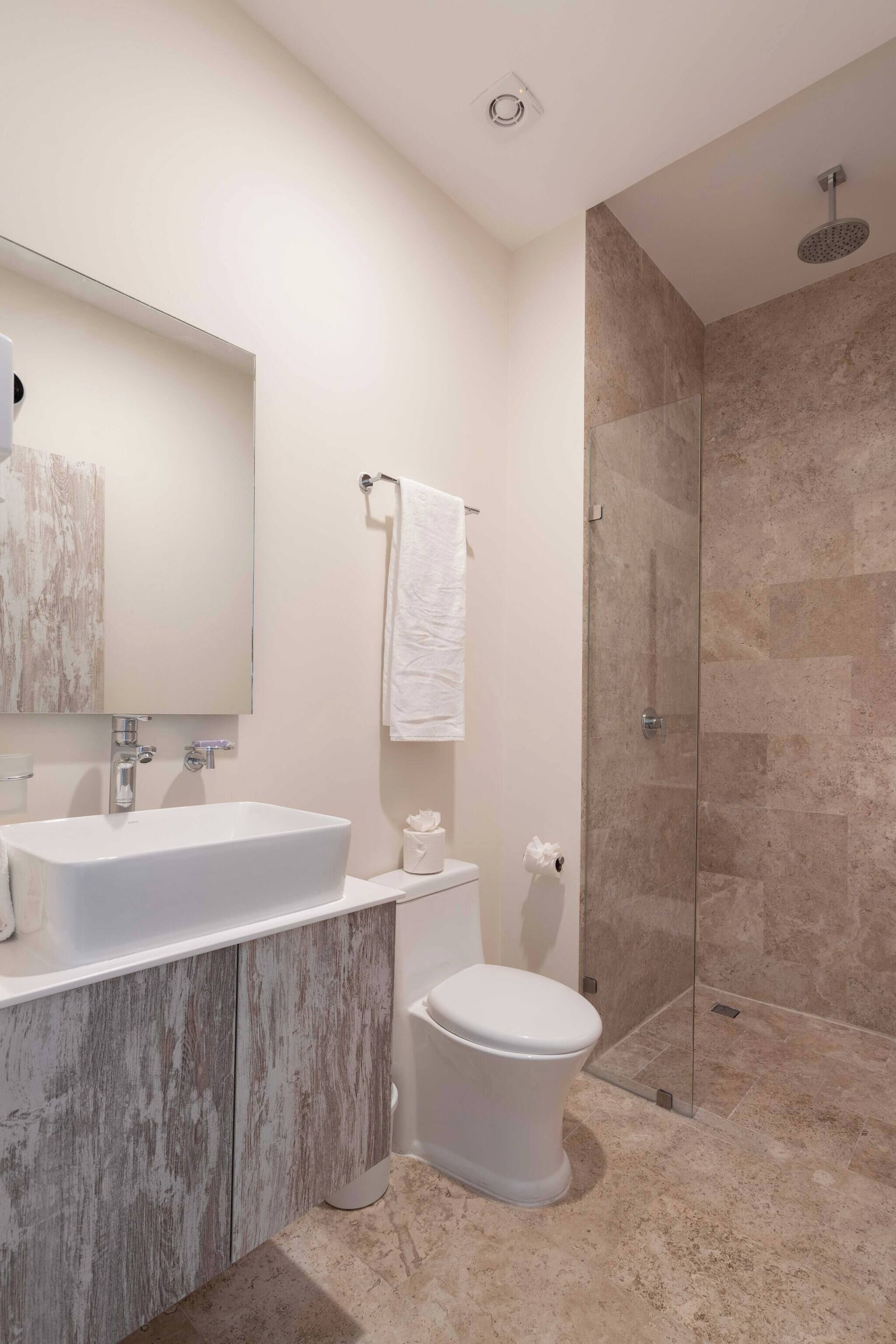 Departamento, 1 habitación, para fumadores | Baño