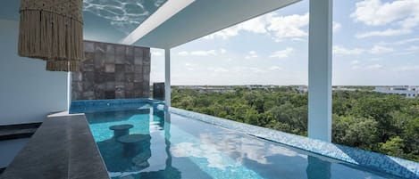 Departamento, 1 habitación, para fumadores | Alberca | Alberca al aire libre