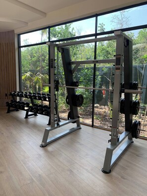 Apartment, 1 Bedroom, Accessible, Balcony | Fitness studio - Unique Rooftop Sea View Walking to Beach The Best (Tulum)