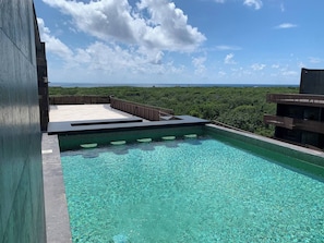 Apartment, 1 Bedroom, Accessible, Balcony | Pool | Outdoor pool - Unique Rooftop Sea View Walking to Beach The Best (Tulum)
