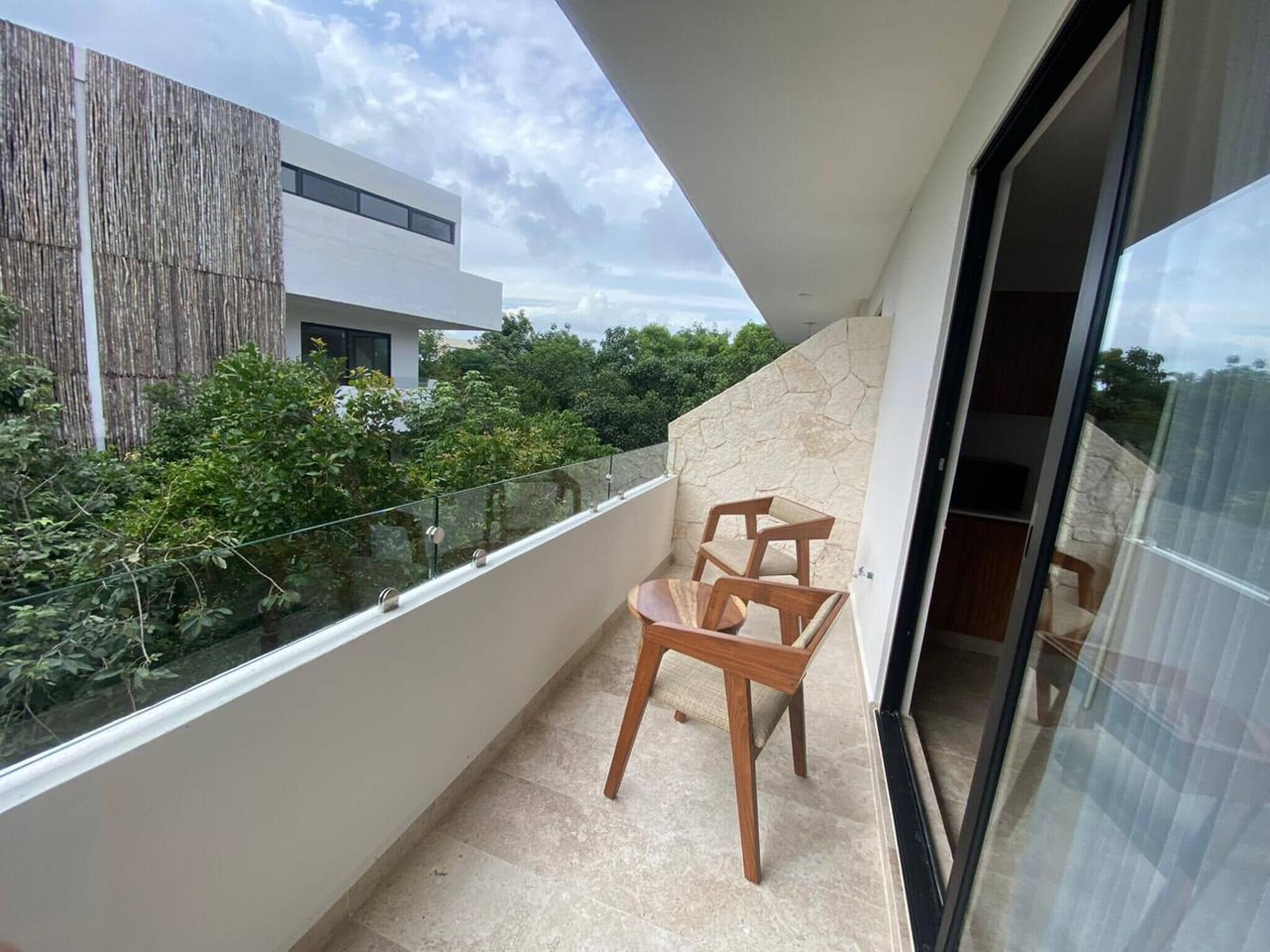 Apartamento, 2 habitaciones, fumadores, piscina privada | Balcón