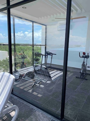 Fitness facility - Perfect Studio Light and Nature in Aldea Zama (Tulum)