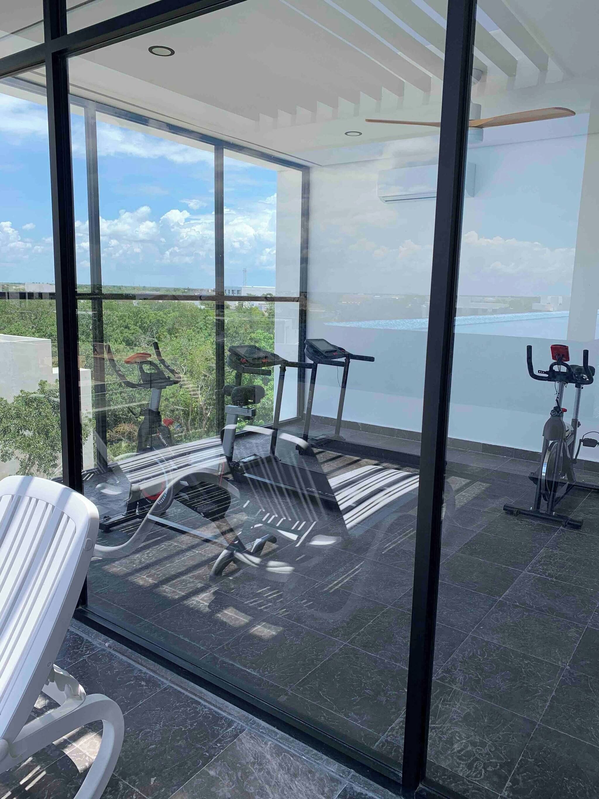 Appartamento, 1 camera da letto, fumatori, balcone | Area fitness