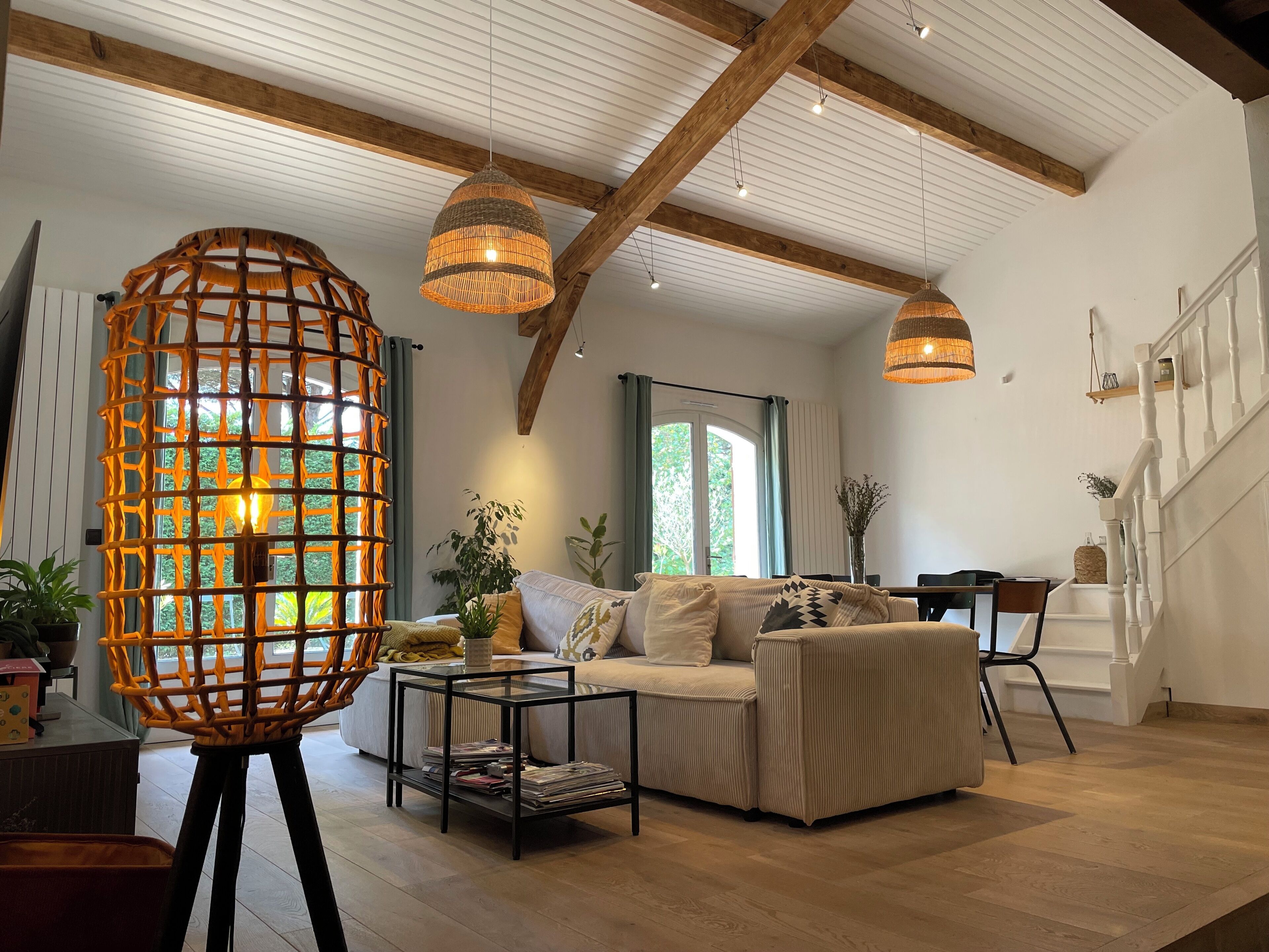 Télévision, cheminée