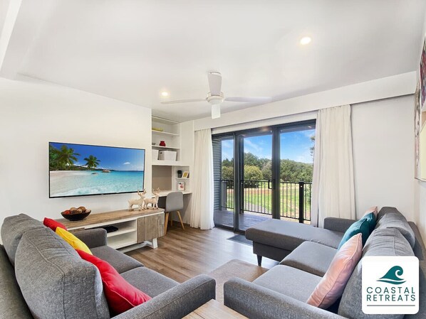 Smart TV, DVD player, ping pong