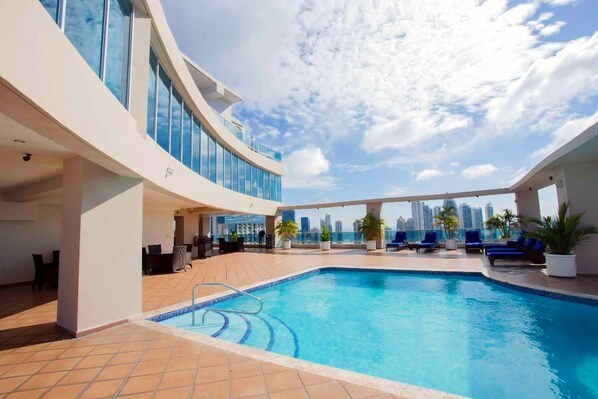 Outdoor pool - YC 2307 l Av Balboa 2 BDR Bay view (Panama City)