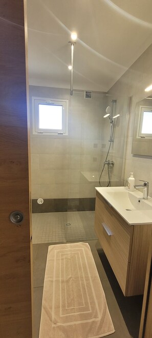 Dutxa, assecador de cabells, tovalloles i paper higiènic 