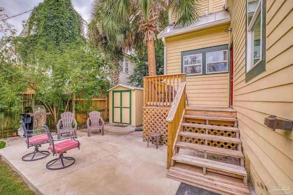 Terrace/patio - Historic Downtown Loft C (Pensacola)