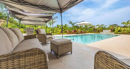 Breathtaking Custom Home-Guest House Walk to “Playa Linda” and to “Rio Hatillo”