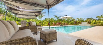 Breathtaking Custom Home-Guest House Walk to “Playa Linda” and to “Rio Hatillo”