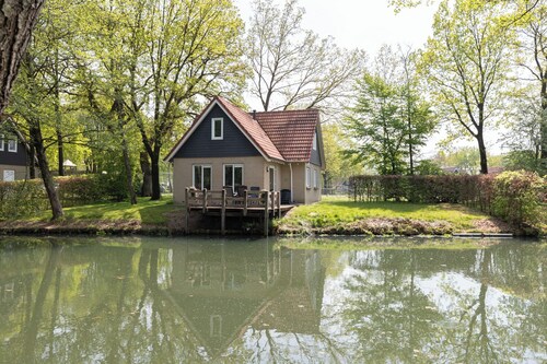 Country house on beautiful waterfront park