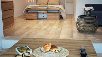 1 Schlafzimmer, Bügeleisen/Bügelbrett, kostenloses WLAN, Bettwäsche