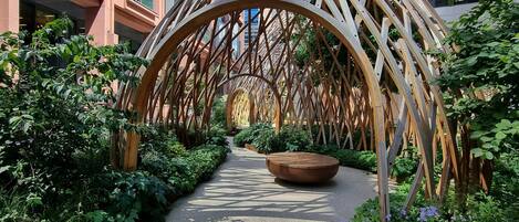 Enceinte de l’hébergement