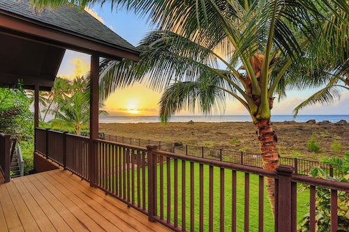 North Shore home with views of sunsets and migrating whales