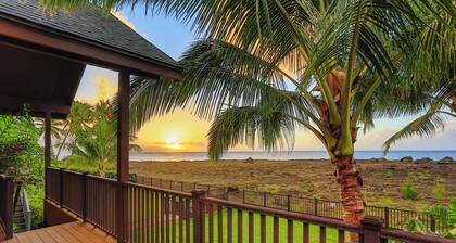 North Shore home with views of sunsets and migrating whales