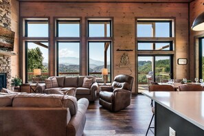 Smart TV, fireplace, video games