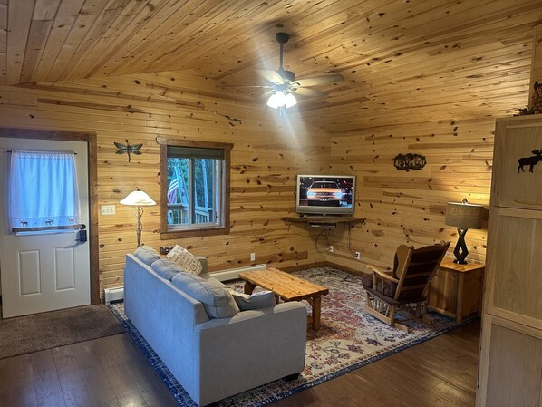 Living area - Dragonfly: A cozy peaceful retreat near Lake Vermilion (Tower)