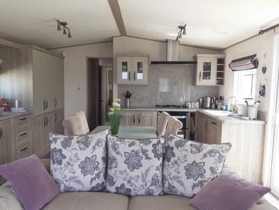Seaside Escape Lodge in Newquay Ceredigion Wales