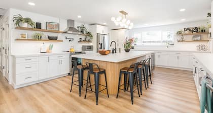 Spacious 4BR Home w/ Private Gym + Backyard Dining