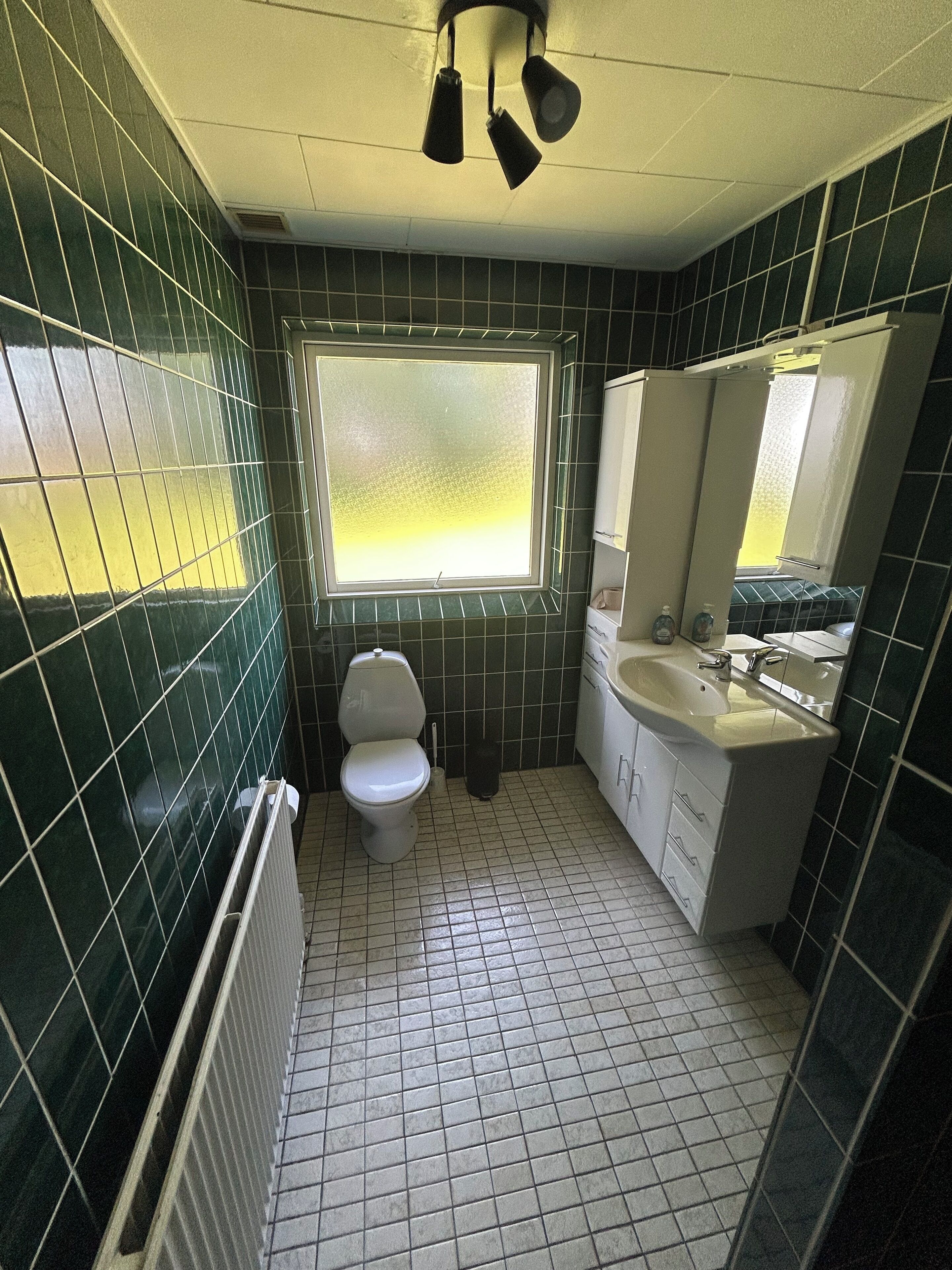 Dusche, Handtücher, Seife, Toilettenpapier