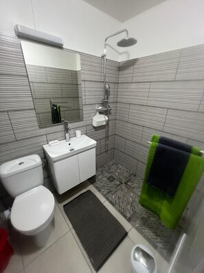 Superior Apartment | Bathroom - Résidence hôtelière Le Manguier Panoramique (Trois-Ilets)