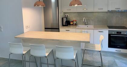 Modern family-sized condo near the beach