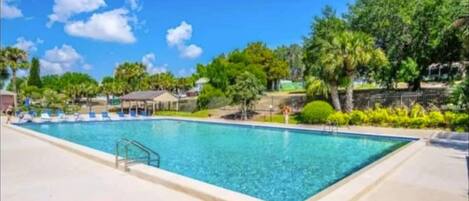 Una piscina climatizada