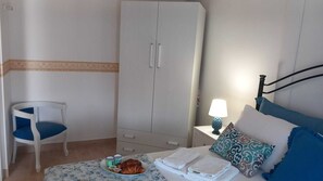 Desk, iron/ironing board, travel crib, free WiFi