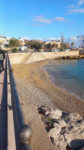 Sun loungers, beach towels