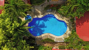 Outdoor pool - Walk to Beach & Eats—2BR/2BA w/Pool in Las Palmas (Playa del Coco)