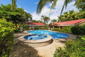 Outdoor pool - Walk to Beach & Eats—2BR/2BA w/Pool in Las Palmas (Playa del Coco)