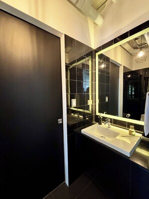 Appartement Deluxe, balcon, vue montagne | Salle de bain