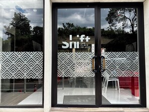 Fachada de la propiedad