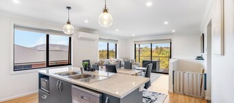 Stylish 4BR Family Escape - Deck & Views Near MONA