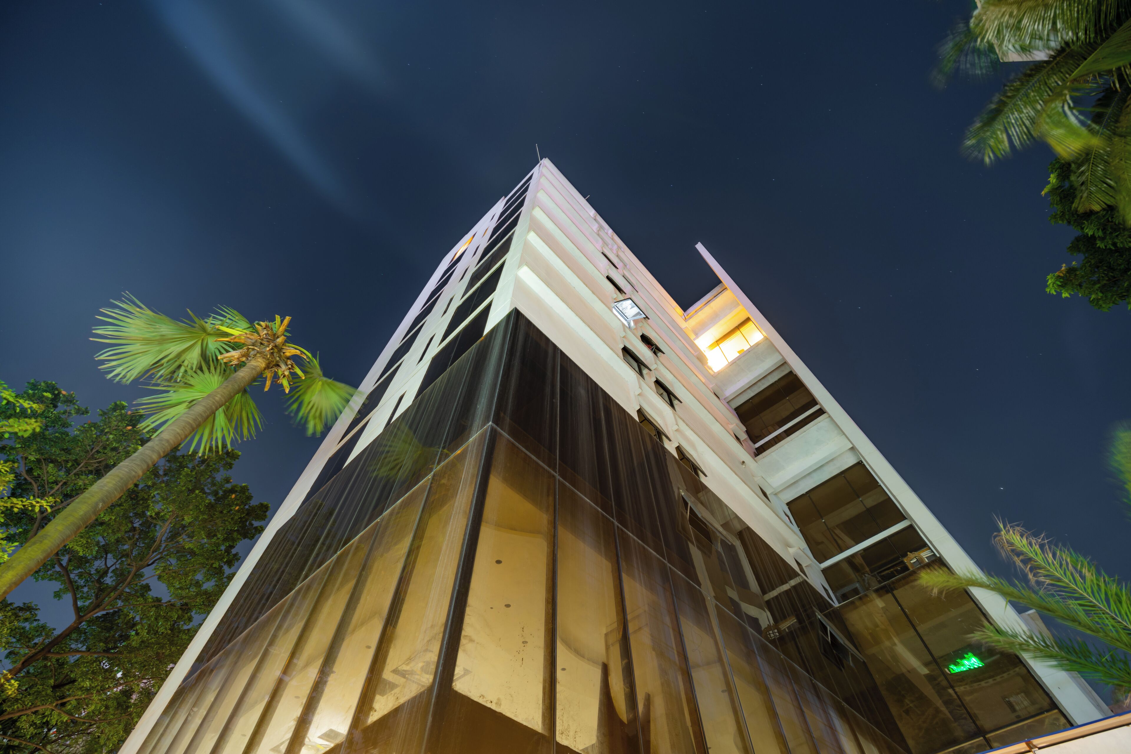 Voorkant van accommodatie