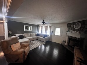 تلفزيون، مدفأة