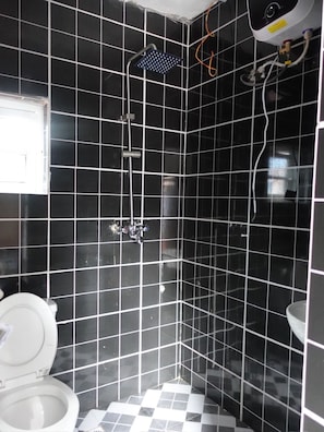 Towels, soap, toilet paper
