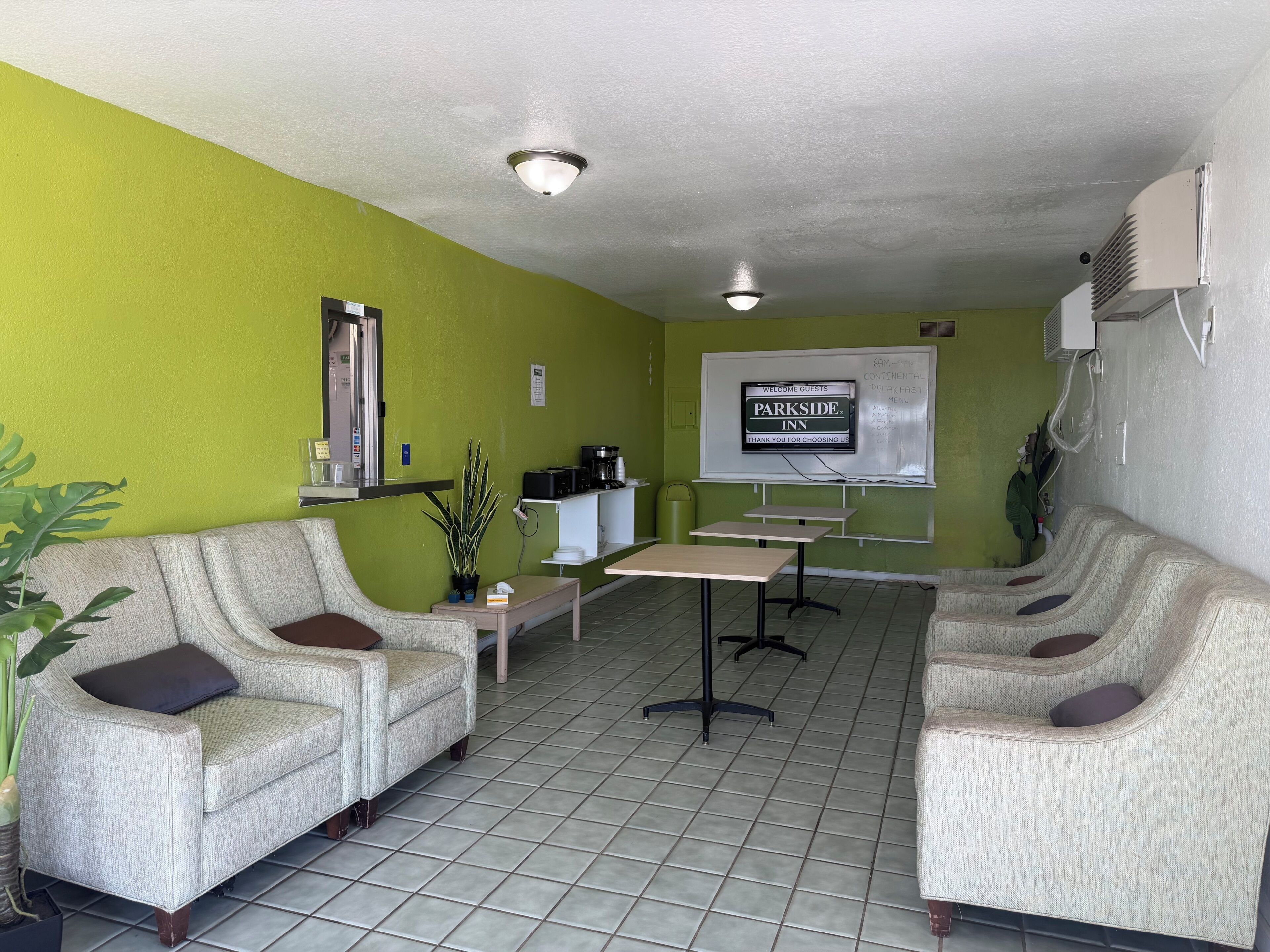 Kontinental frokost er inkludert hver dag