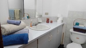 Shower, hair dryer, towels, soap - Superb 2-bedroom apartment in Quito (Quito)